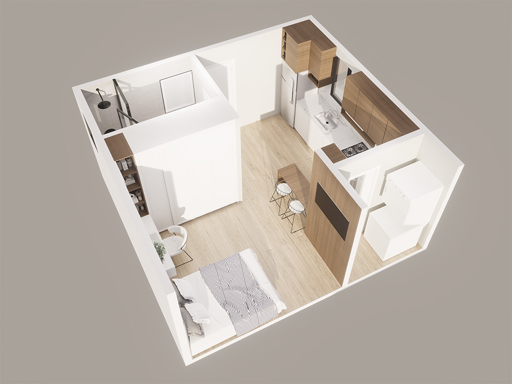 300 SQ.FT ISOMETRIA 2