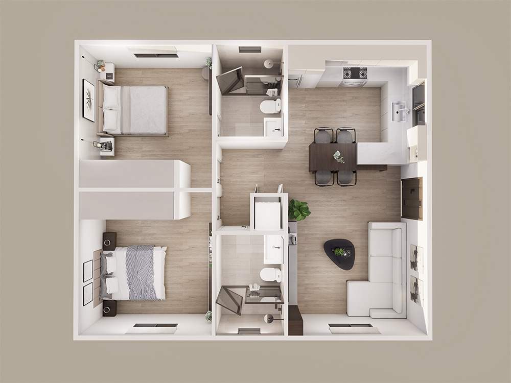 800 SQ. FT VISTA 1